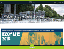 Tablet Screenshot of designsociety.org
